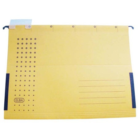 Teczka Chic Wisząca Z Boczkiem Elba Żółta 85743 131554